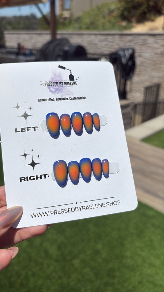 Blue Aura | (Size Small) | Short Round | READY TO SHIP