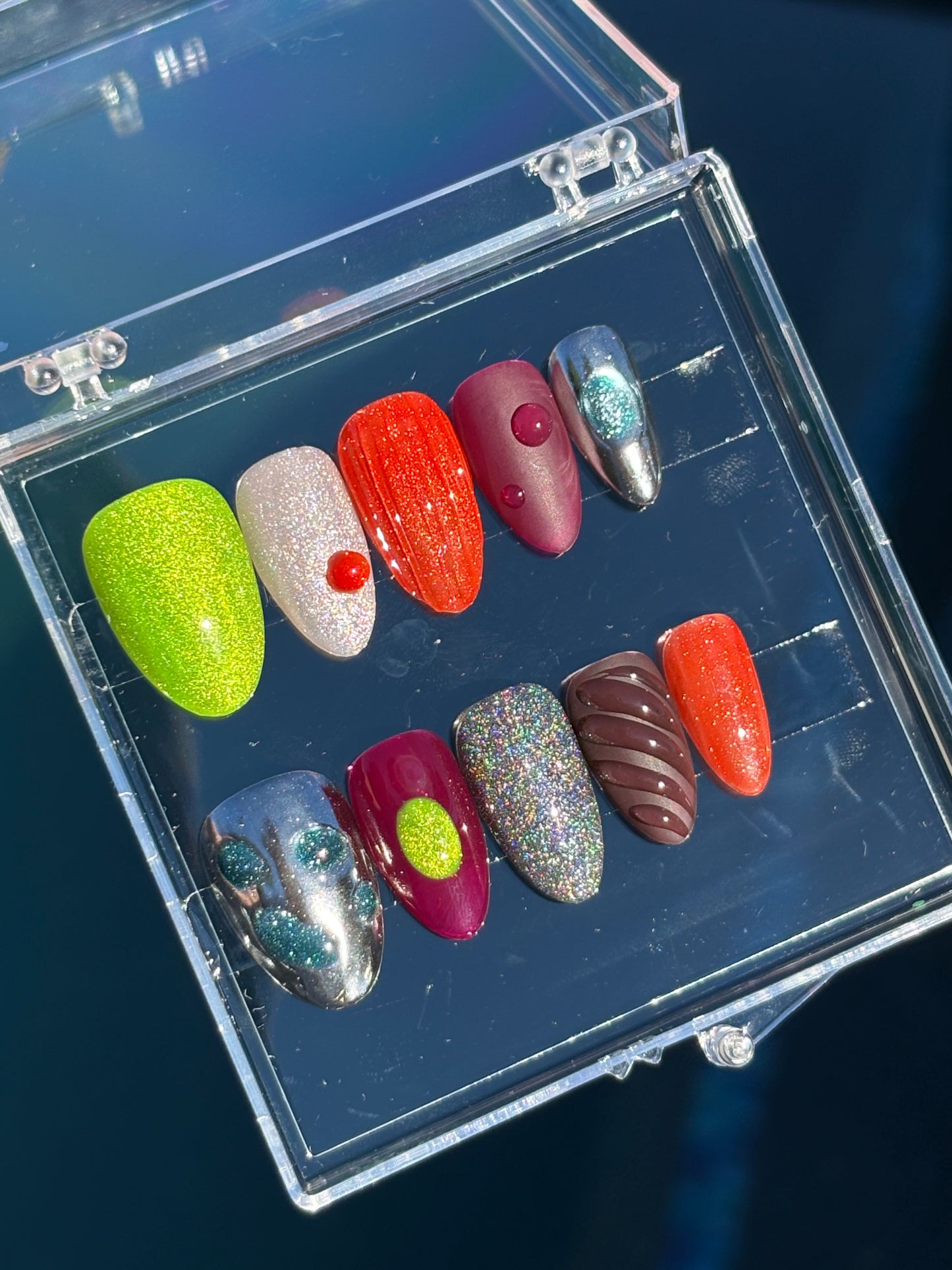 Panic | Short Almond | Size (Large) | Ready to Ship