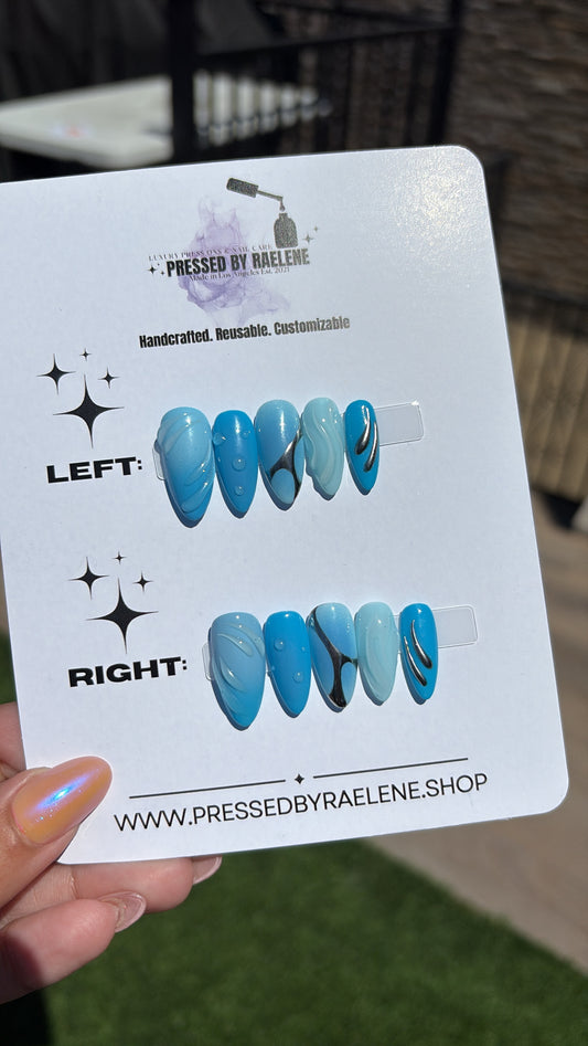 Blue sky | Medium almond | Size (XSmall) | READY TO SHIP