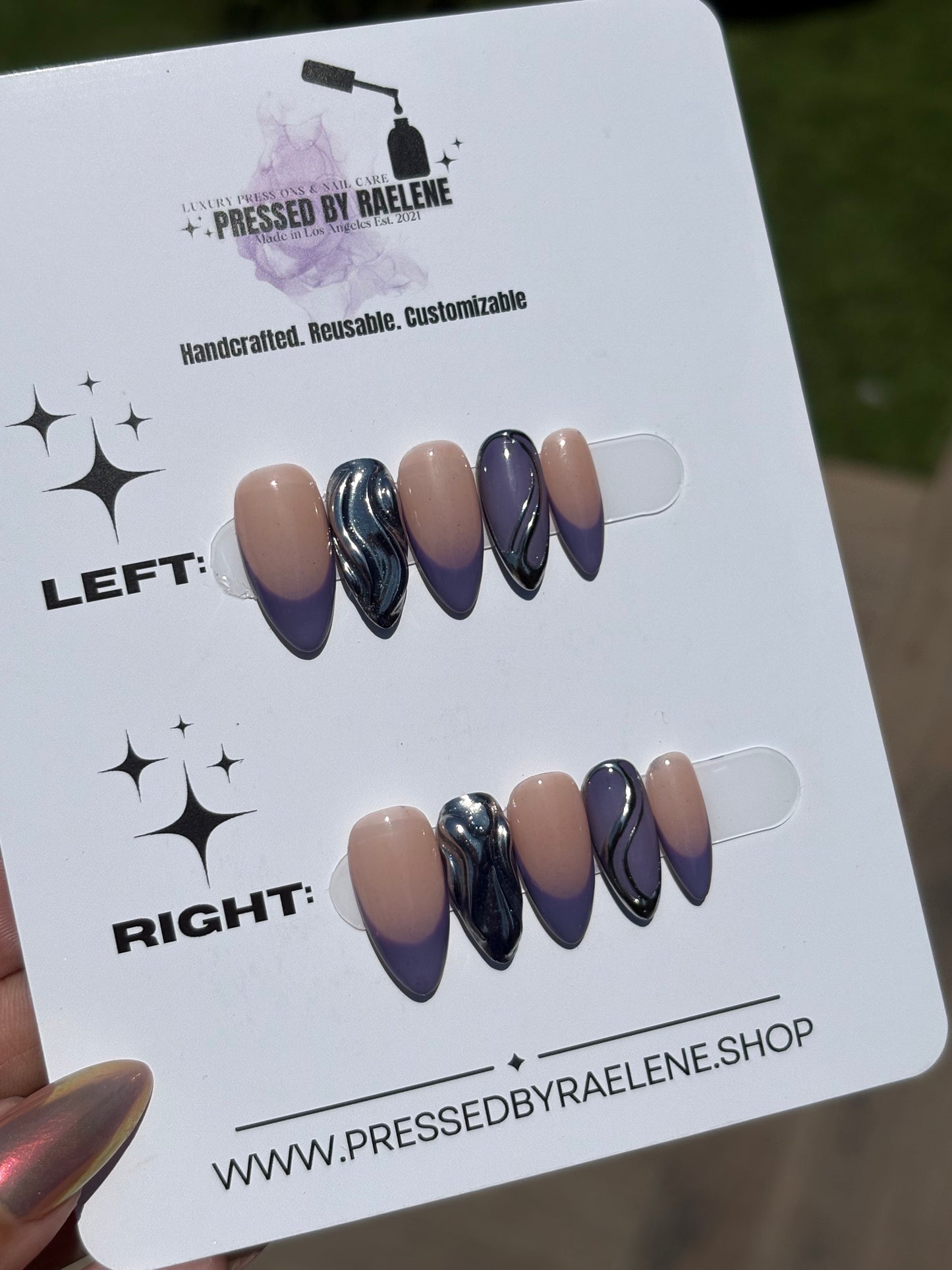 Silver lining | Medium almond | Size (XSmall) | READY TO SHIP