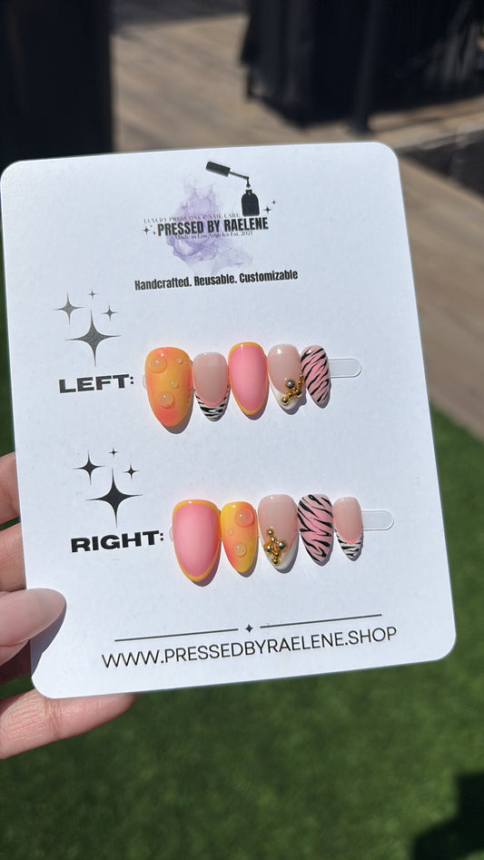 Zebra party | Short Almond