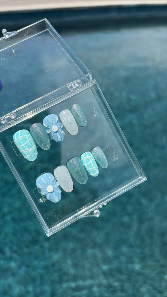 Blue world | Short Round | Size (XSmall) | READY TO SHIP