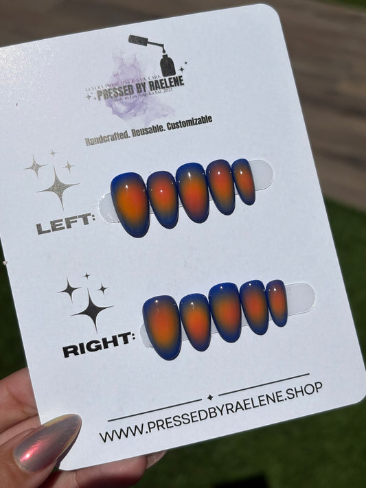 Blue Aura | Short Almond