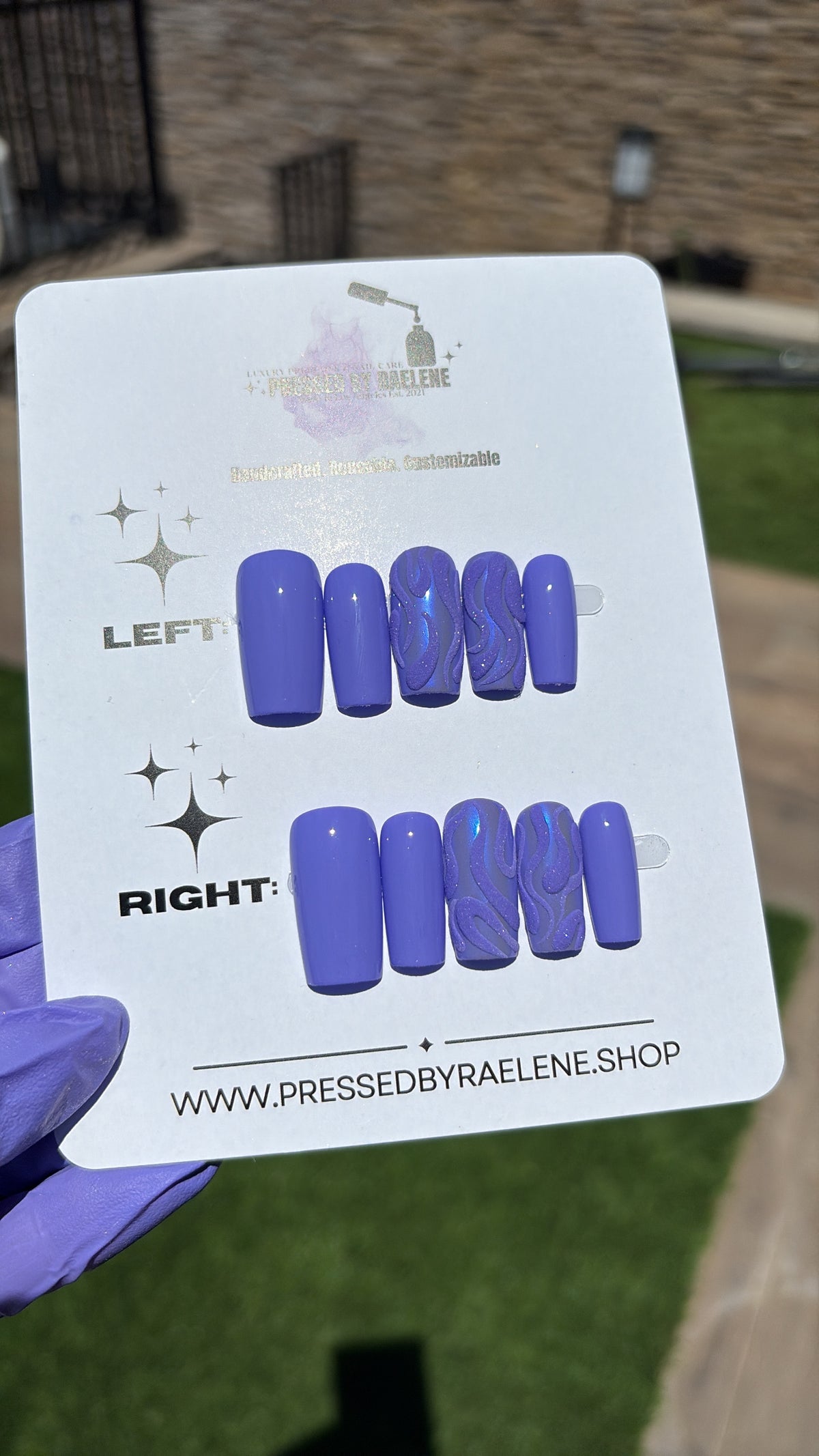 Periwinkle | Medium Square| READY TO SHIP | (Size Large
