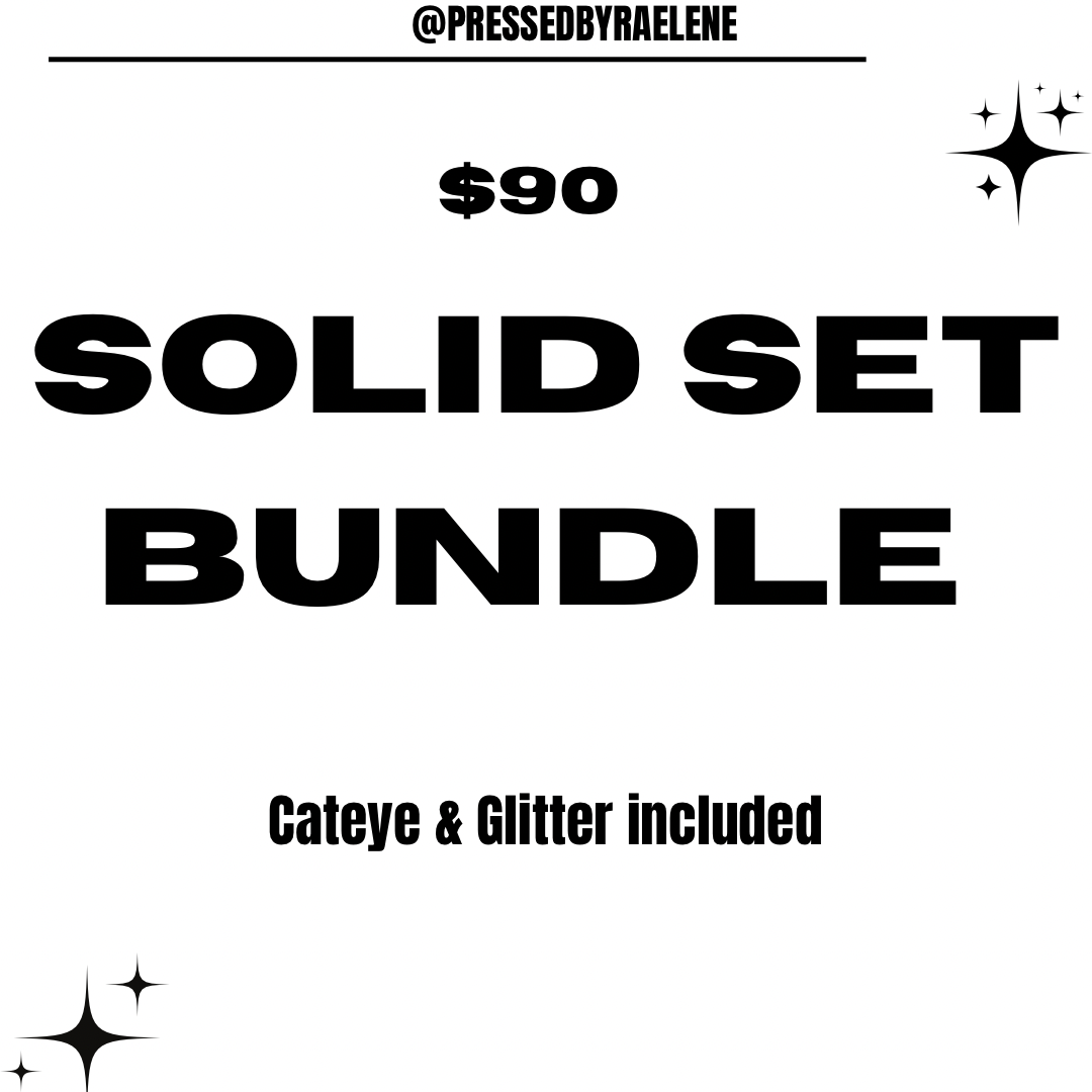 3 for $75 Solid color Set