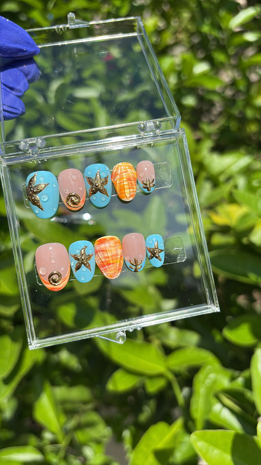 Beach Day | (Size Small) | Extra Short Round | READY TO SHIP