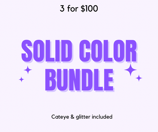 3 for $100 Solid color Sets