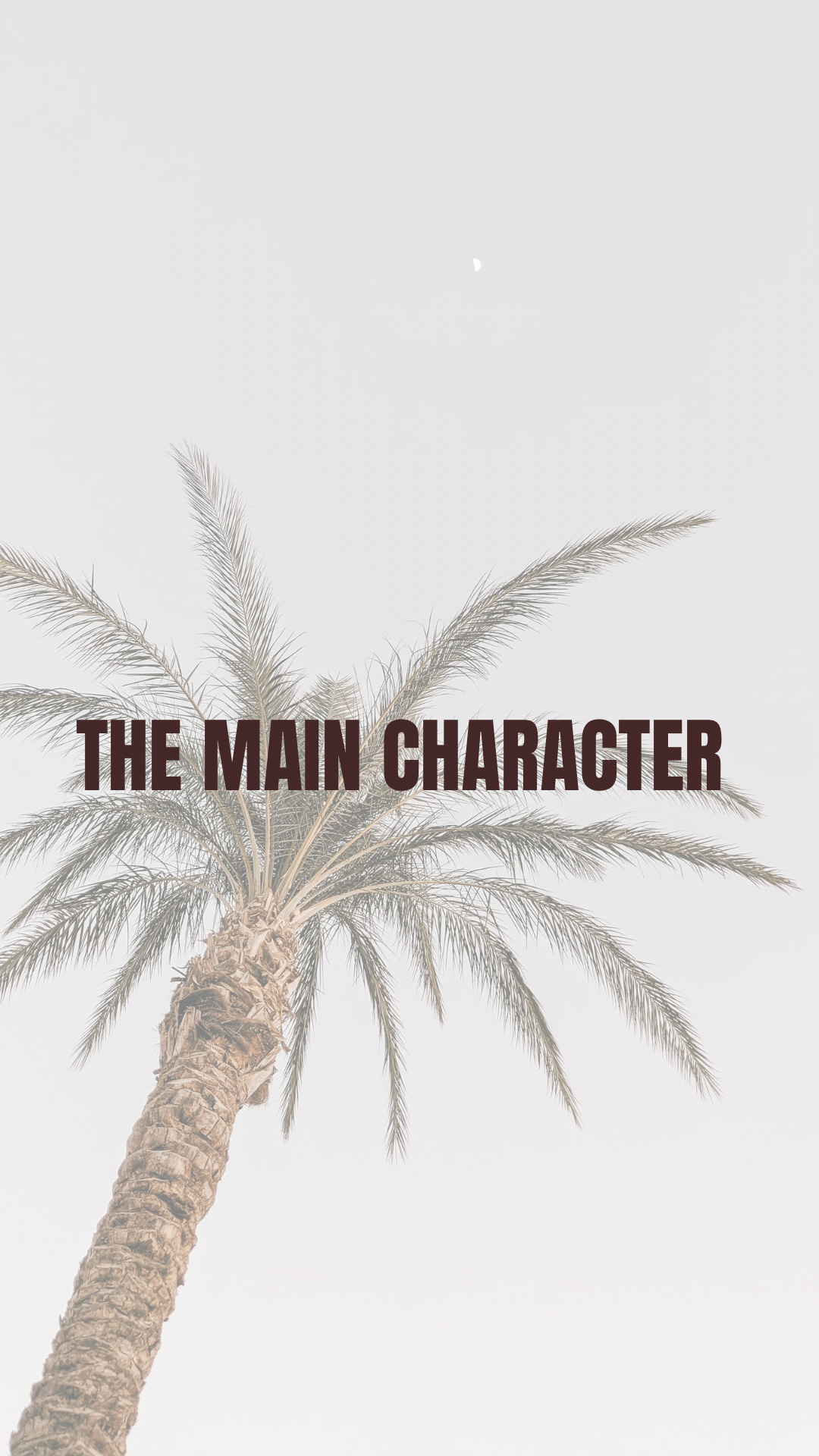 THE MAIN CHARACTER