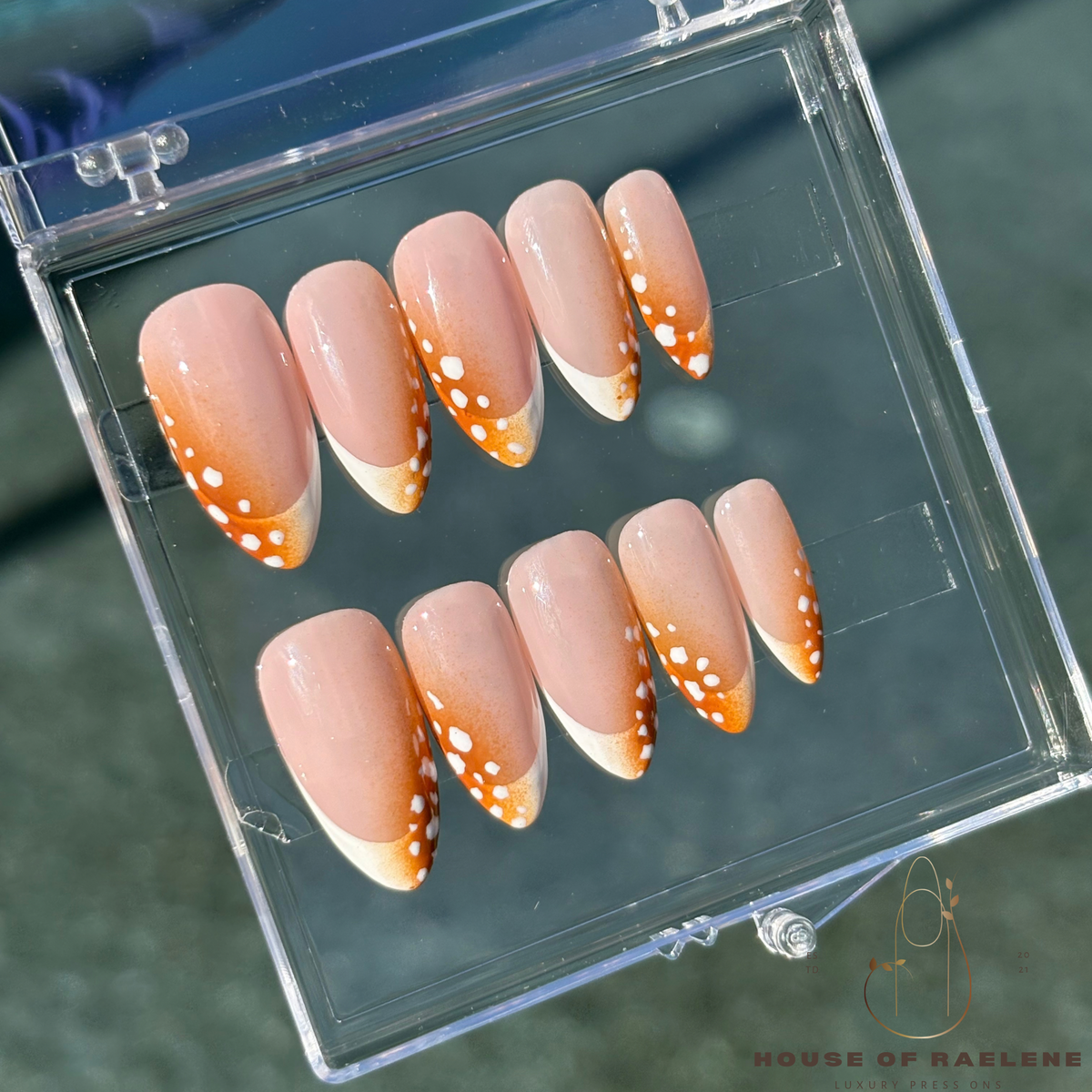 Bambi French Tip | Medium Almond
