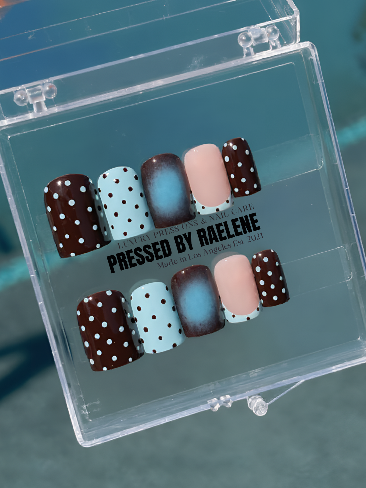 Fall Polka Dot Set | Extra Short Square |