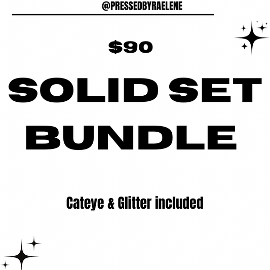 3 for $90 Solid color Set