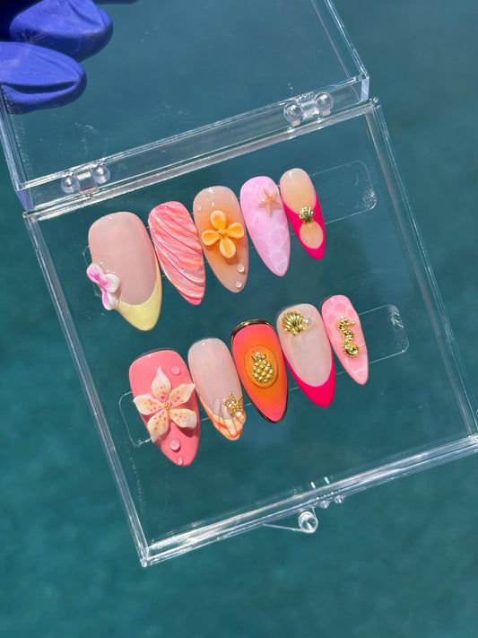 Summer Sunset| Medium Almond |