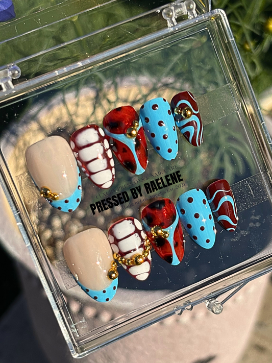 Fall Tortoise Set | Short Almond | Base Color B6